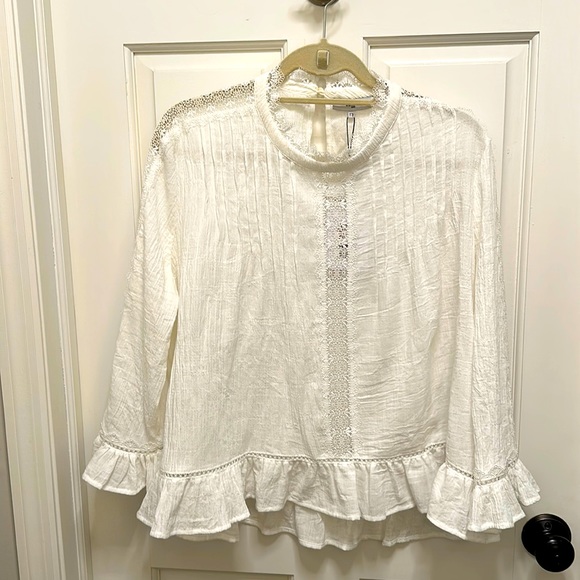 Suncoo Lace Blouse - Picture 1 of 6